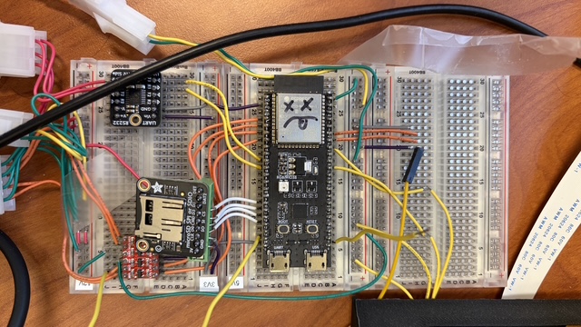 breadboard setup